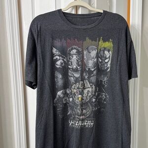 Marvel Infinity War Graphic Tee - Dark Gray